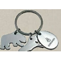 Stock Charm Split Ring Keytag (Bear & Boar)